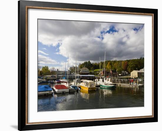 Sunapee Harbor, Lake Sunapee, New Hampshire, USA-Jerry & Marcy Monkman-Framed Photographic Print