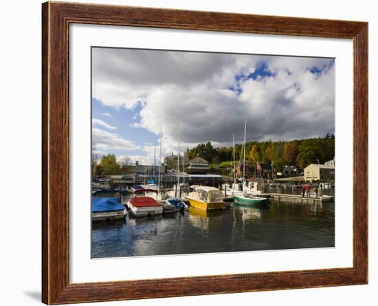 Sunapee Harbor, Lake Sunapee, New Hampshire, USA-Jerry & Marcy Monkman-Framed Photographic Print