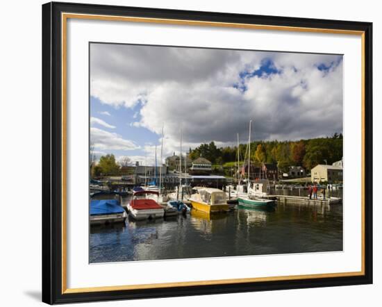 Sunapee Harbor, Lake Sunapee, New Hampshire, USA-Jerry & Marcy Monkman-Framed Photographic Print