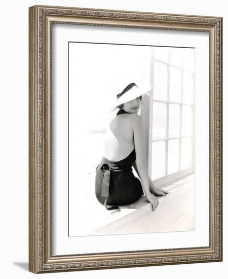 Sunbathing Chic-The Chelsea Collection-Framed Giclee Print