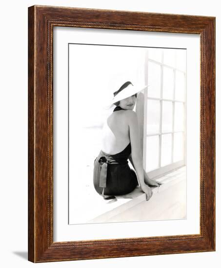 Sunbathing Chic-The Chelsea Collection-Framed Giclee Print