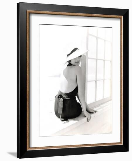 Sunbathing Chic-The Chelsea Collection-Framed Giclee Print