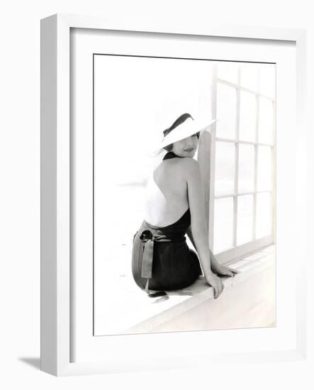 Sunbathing Chic-The Chelsea Collection-Framed Giclee Print