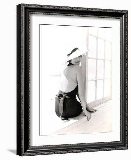 Sunbathing Chic-The Chelsea Collection-Framed Giclee Print