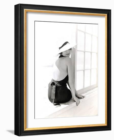 Sunbathing Chic-The Chelsea Collection-Framed Giclee Print