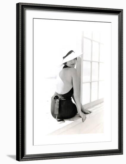 Sunbathing Chic-The Chelsea Collection-Framed Art Print