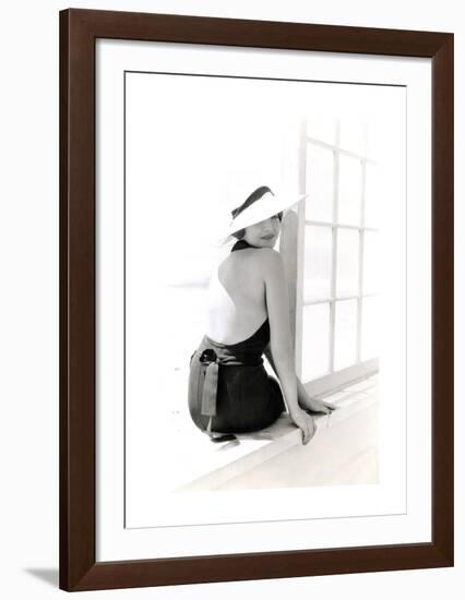 Sunbathing Chic-The Chelsea Collection-Framed Art Print