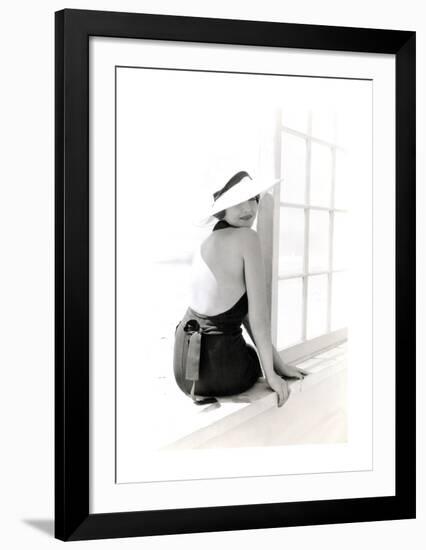 Sunbathing Chic-The Chelsea Collection-Framed Art Print