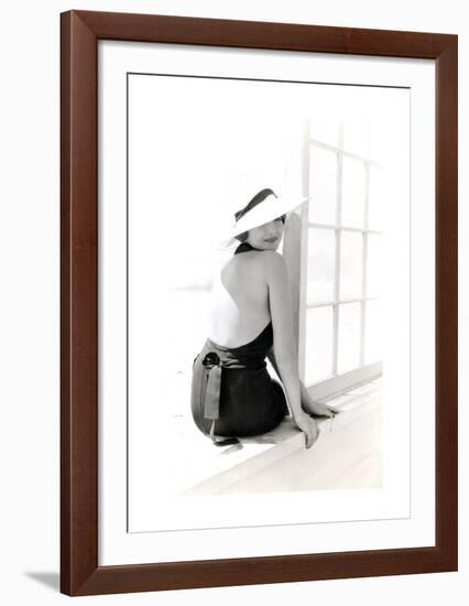 Sunbathing Chic-The Chelsea Collection-Framed Art Print
