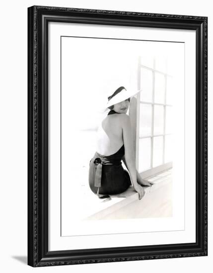 Sunbathing Chic-The Chelsea Collection-Framed Art Print