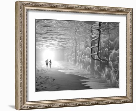 Sunbathing-Thomas Barbey-Framed Giclee Print