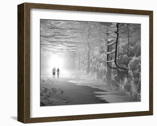 Sunbathing-Thomas Barbey-Framed Giclee Print