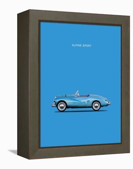 Sunbeam Alpine Sport 53-Mark Rogan-Framed Stretched Canvas