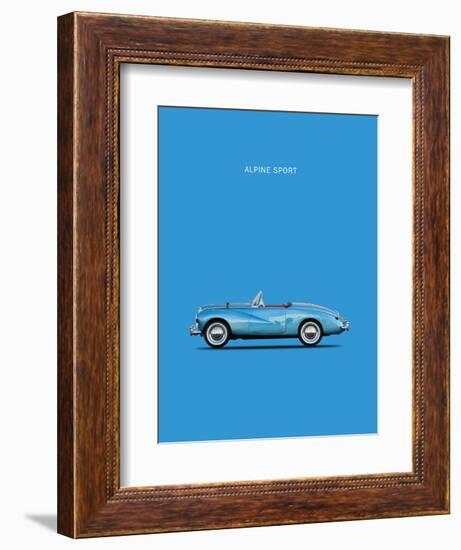 Sunbeam Alpine Sport 53-Mark Rogan-Framed Art Print