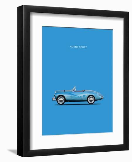 Sunbeam Alpine Sport 53-Mark Rogan-Framed Art Print