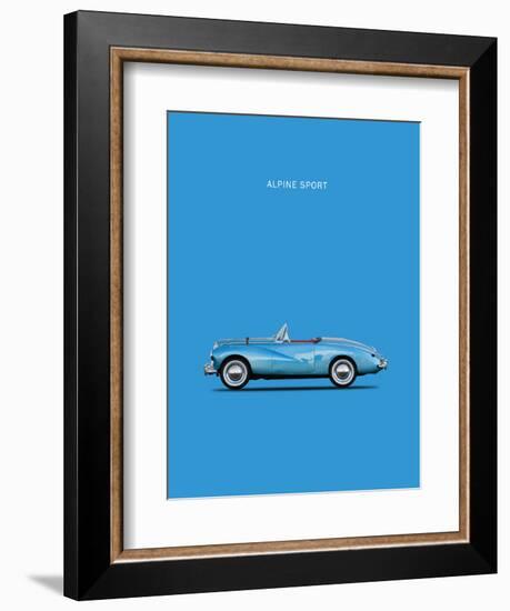 Sunbeam Alpine Sport 53-Mark Rogan-Framed Art Print