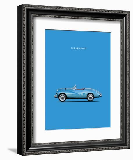 Sunbeam Alpine Sport 53-Mark Rogan-Framed Art Print