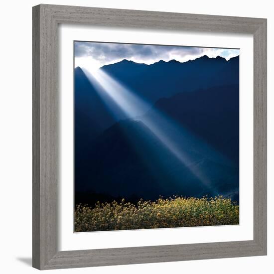 Sunbeam In Sapa Town-Nhiem Hoang The-Framed Giclee Print