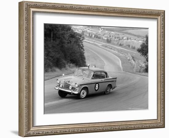 Sunbeam Rapier Racing at Brands Hatch, Kent, 1961-null-Framed Photographic Print