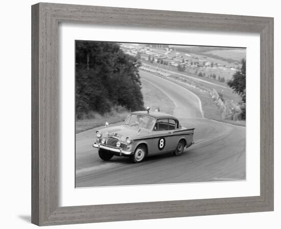 Sunbeam Rapier Racing at Brands Hatch, Kent, 1961-null-Framed Photographic Print