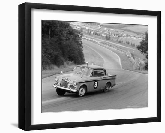 Sunbeam Rapier Racing at Brands Hatch, Kent, 1961-null-Framed Photographic Print