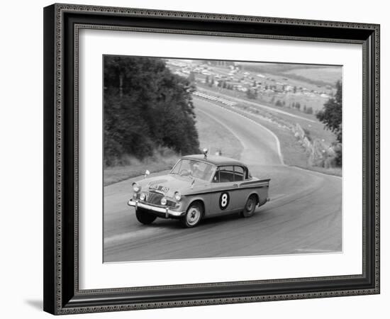 Sunbeam Rapier Racing at Brands Hatch, Kent, 1961-null-Framed Photographic Print