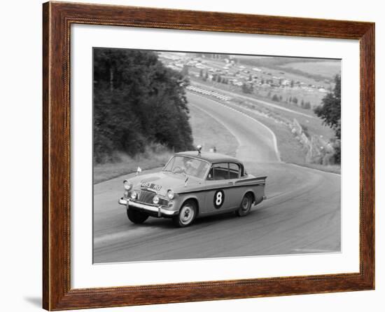 Sunbeam Rapier Racing at Brands Hatch, Kent, 1961-null-Framed Photographic Print
