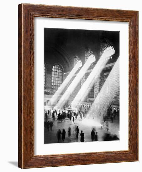 Sunbeams in Grand Central Station-null-Framed Photographic Print