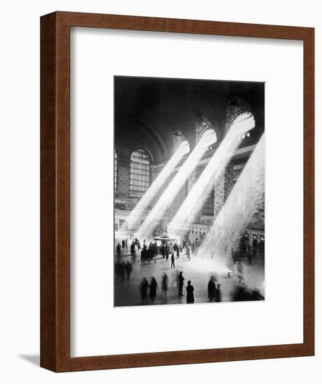 Sunbeams in Grand Central Station-null-Framed Photographic Print