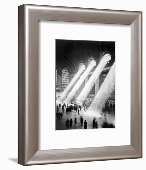 Sunbeams in Grand Central Station-null-Framed Photographic Print