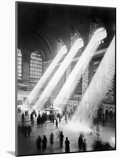 Sunbeams in Grand Central Station-Library of Congress-Mounted Photographic Print