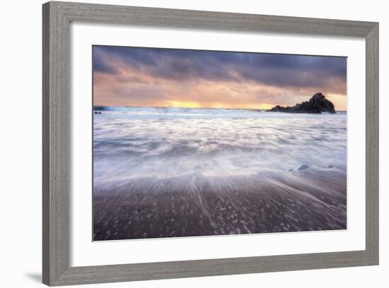 Sunbreak Seascape, Big Sur-Vincent James-Framed Photographic Print