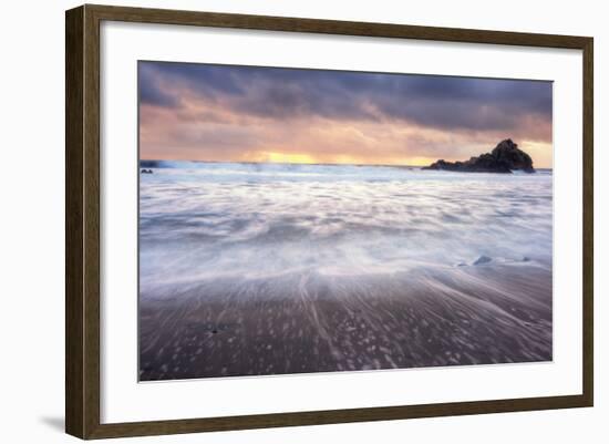 Sunbreak Seascape, Big Sur-Vincent James-Framed Photographic Print