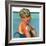 "Sunburned Sunbather,"July 6, 1929-Penrhyn Stanlaws-Framed Giclee Print