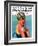 "Sunburned Sunbather," Saturday Evening Post Cover, July 6, 1929-Penrhyn Stanlaws-Framed Giclee Print