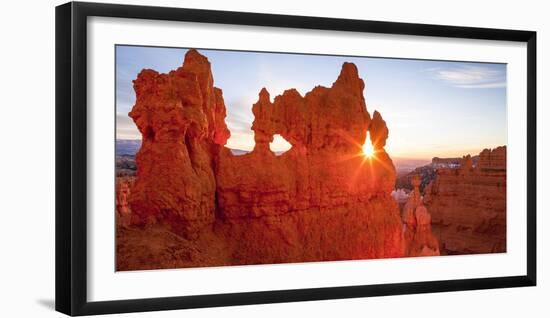 Sunburst At Sunset Point At Bryce Canyon, Utah-Lindsay Daniels-Framed Photographic Print