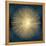 Sunburst Gold on Blue I-Abby Young-Framed Stretched Canvas