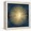 Sunburst Gold on Blue I-Abby Young-Framed Stretched Canvas