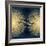 Sunburst Gold on Blue II-Abby Young-Framed Art Print