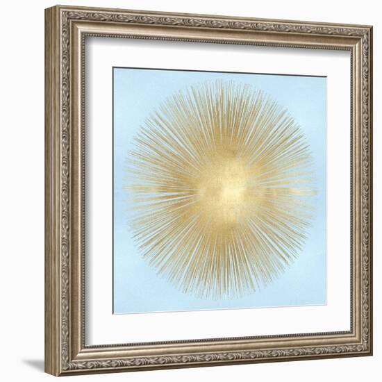 Sunburst Gold on Light Blue I-Abby Young-Framed Art Print