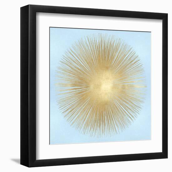 Sunburst Gold on Light Blue I-Abby Young-Framed Art Print