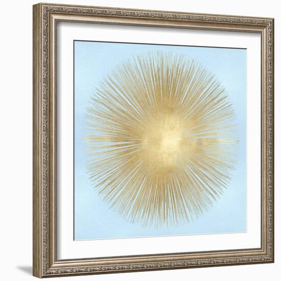 Sunburst Gold on Light Blue I-Abby Young-Framed Art Print