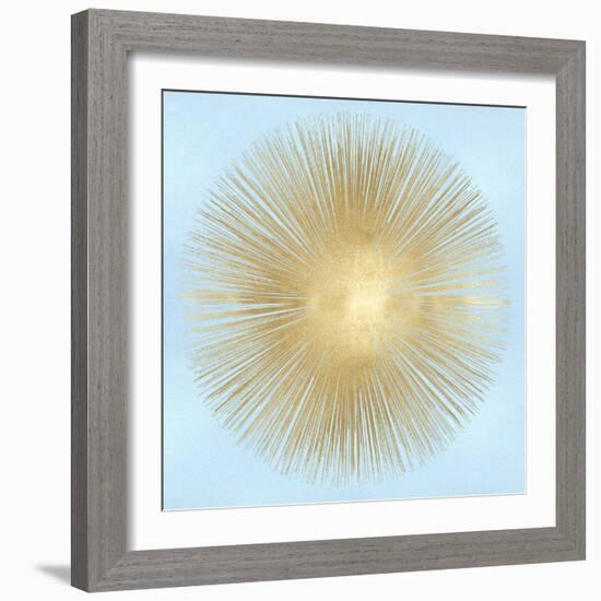 Sunburst Gold on Light Blue I-Abby Young-Framed Art Print