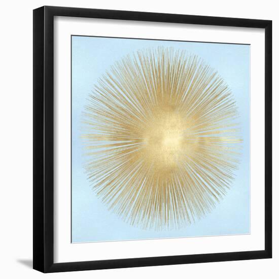 Sunburst Gold on Light Blue I-Abby Young-Framed Art Print