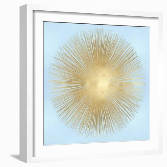 Sunburst Gold on Light Blue I-Abby Young-Framed Art Print