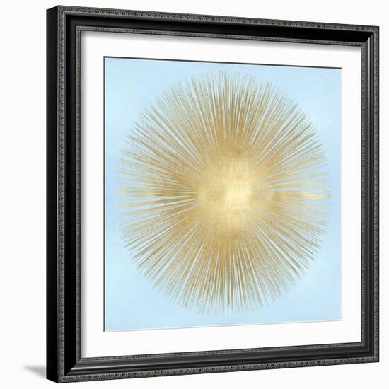 Sunburst Gold on Light Blue I-Abby Young-Framed Art Print