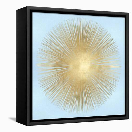 Sunburst Gold on Light Blue I-Abby Young-Framed Stretched Canvas