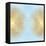 Sunburst Gold on Light Blue II-Abby Young-Framed Stretched Canvas