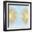 Sunburst Gold on Light Blue II-Abby Young-Framed Art Print