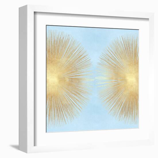 Sunburst Gold on Light Blue II-Abby Young-Framed Art Print